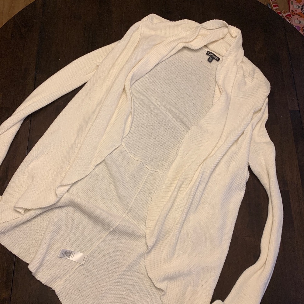 Cream cardigan